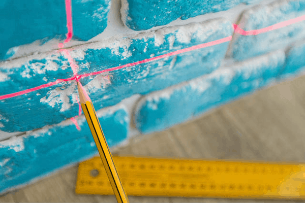how to use a laser level to frame a wall